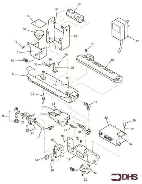 Exploded Diagram for GAS ASSY DELUXE - FF