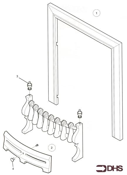 Exploded Diagram for FIRE SURROUND & FENDER ASSY