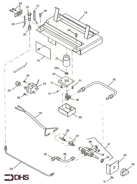 Exploded Diagram for CONTROLS ASSY