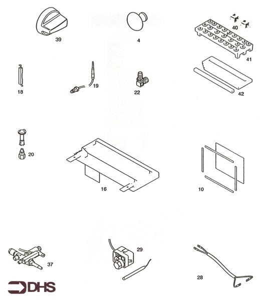 Exploded Diagram for SHORT PARTS LIST