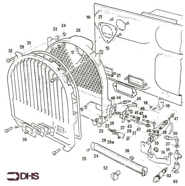 Exploded Diagram for HEAT EXCHANGER
