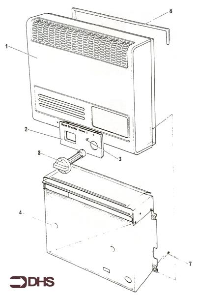 Exploded Diagram for OUTERCASE