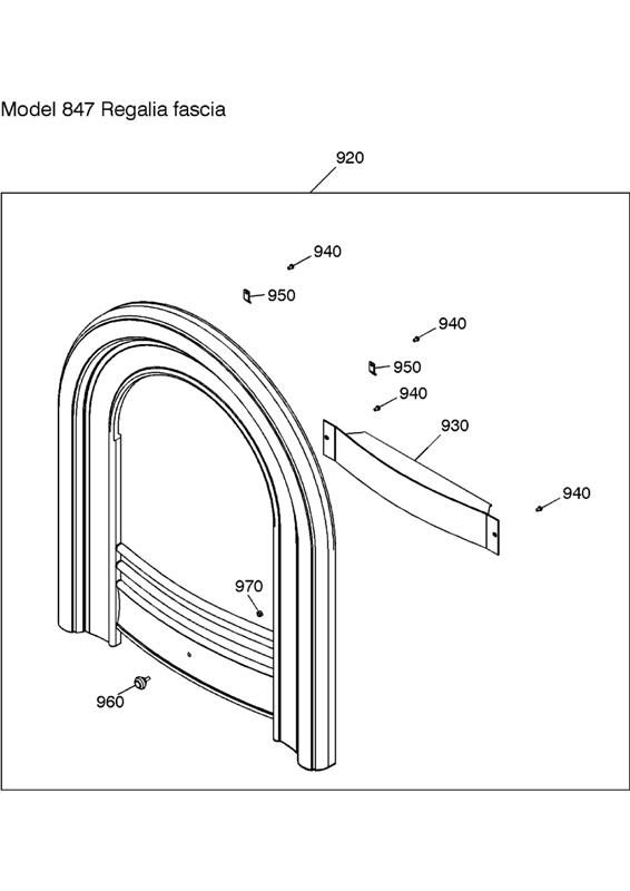 Exploded Diagram for REGALIA FASCIA