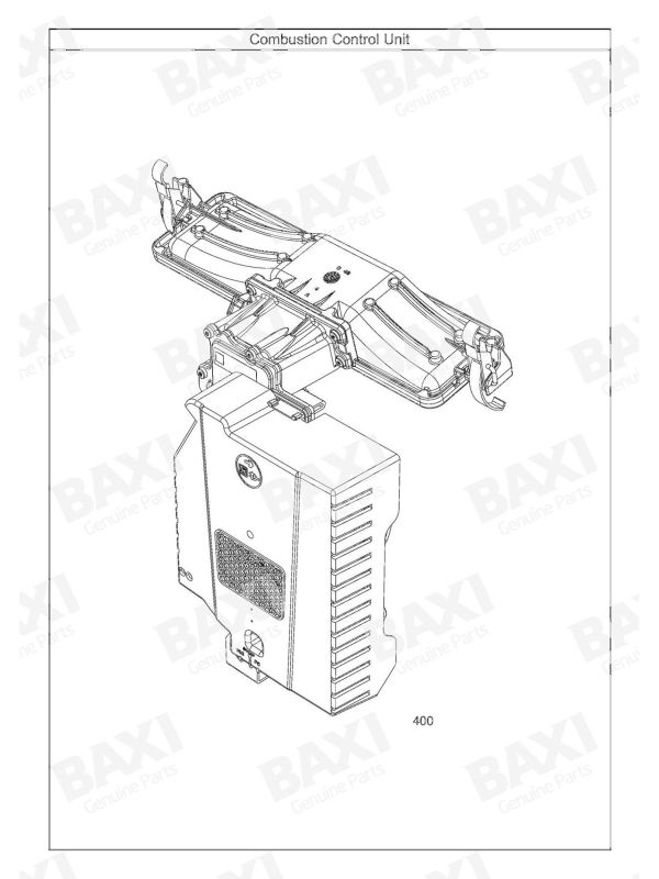 Exploded Diagram for COMBUSTION CONTROL