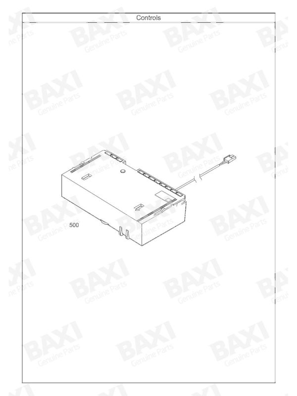 Exploded Diagram for CONTROLS