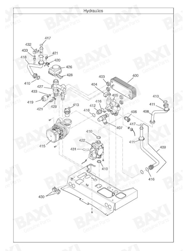Exploded Diagram for HYDRAULICS