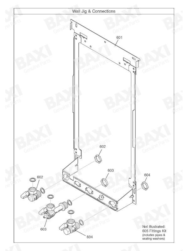 Exploded Diagram for WALL & JIGS CONNECTIONS