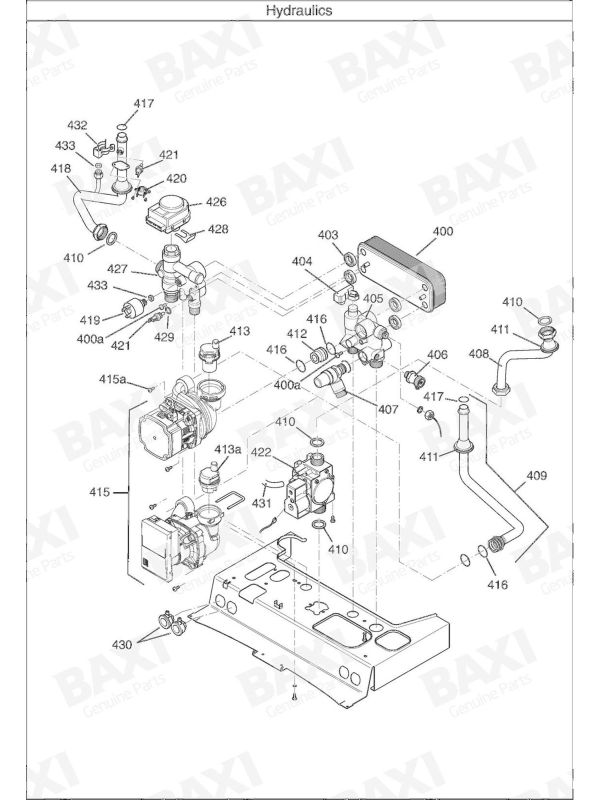 Exploded Diagram for HYDRAULICS