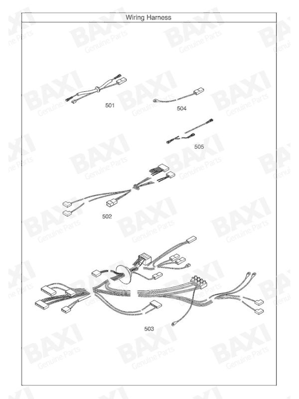 Exploded Diagram for WIRING HARNESS