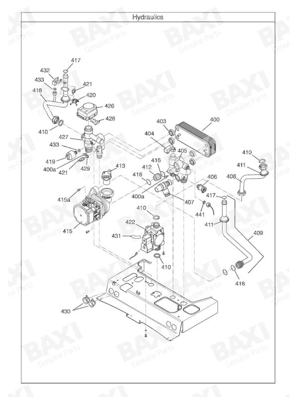 Exploded Diagram for HYDRAULICS