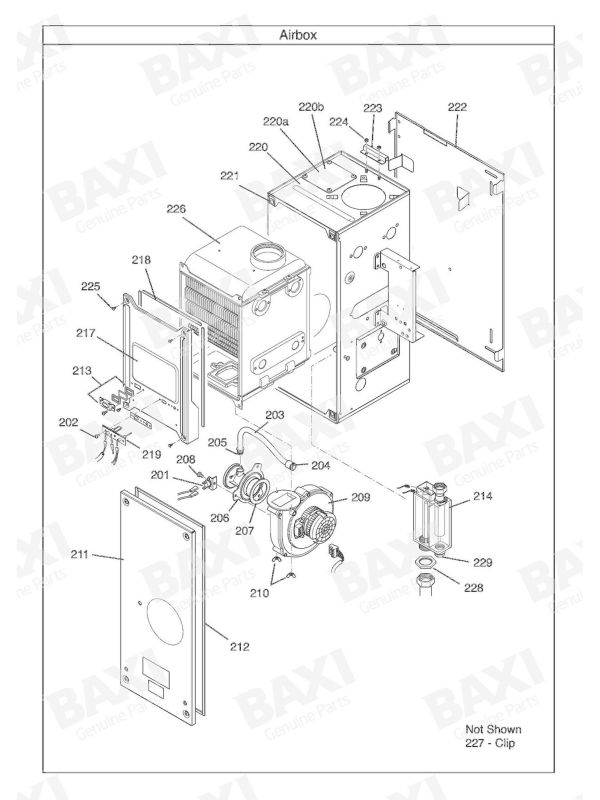 Exploded Diagram for AIR BOX