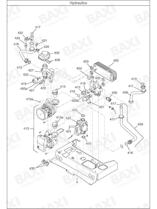 Exploded Diagram for HYDRAULICS