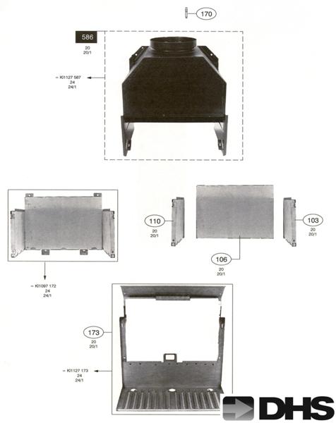 Exploded Diagram for FIRE CHAMBER