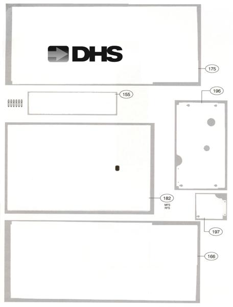Exploded Diagram for EXTERNAL PANELS