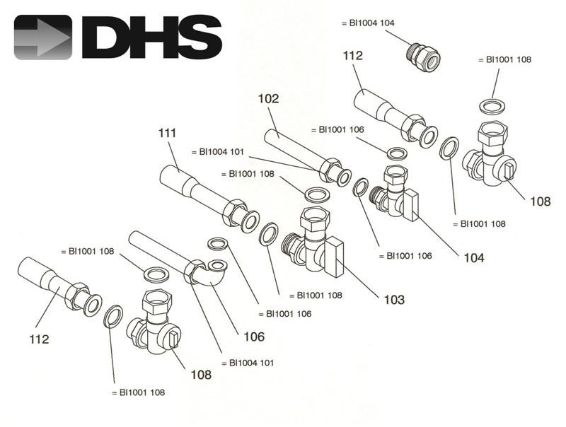 Exploded Diagram for TEMPLATE & CONNECTION ASSY 2