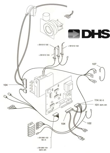 Exploded Diagram for PAN & ELEC PART TILL 02/2000 1
