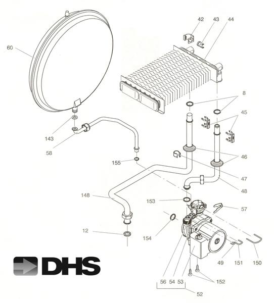 Exploded Diagram for PUMP & MAIN CIRCUIT ASSY 2