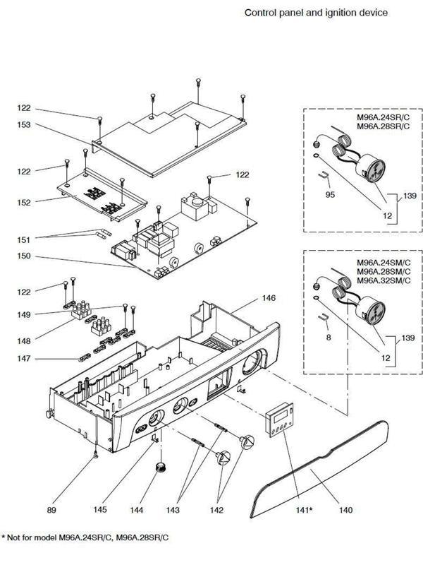 Exploded Diagram for CONTROL PANEL