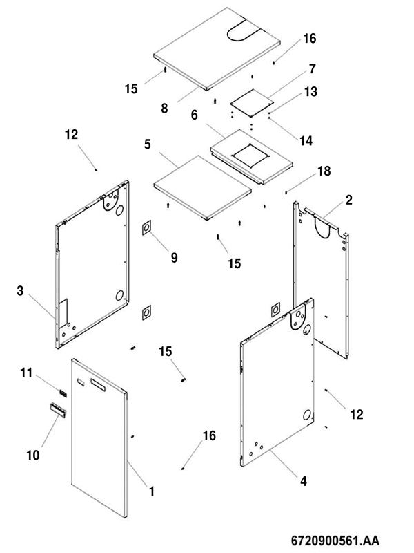 Exploded Diagram for CASING