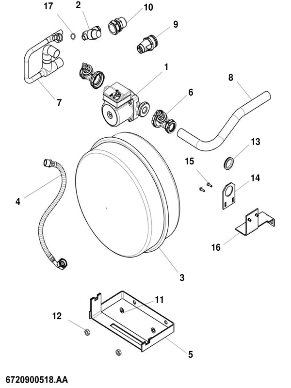 Exploded Diagram for SEALED SYSTEM PARTS
