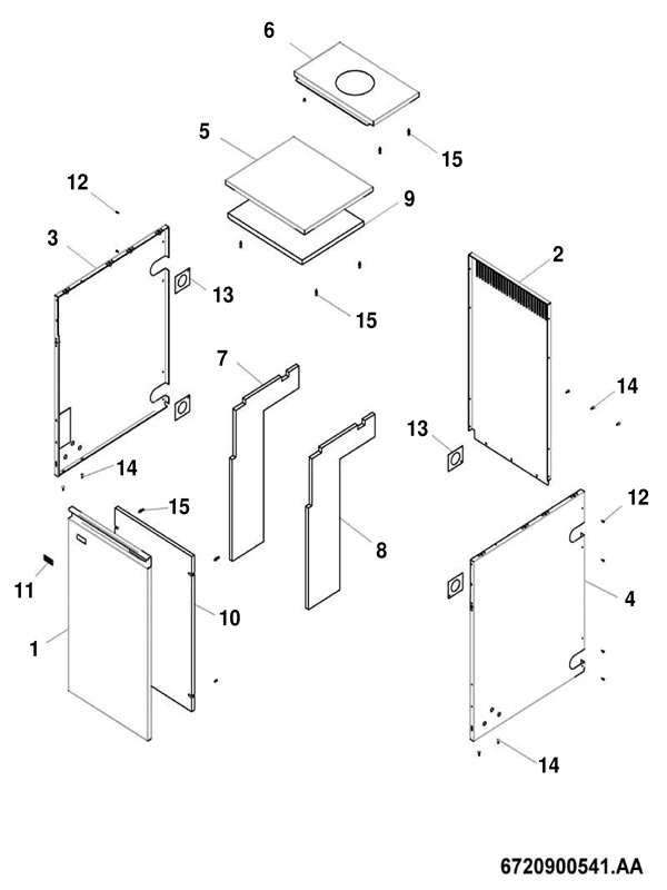 Exploded Diagram for CASING