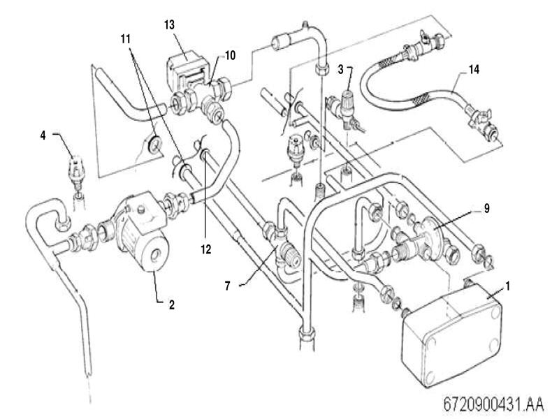 Exploded Diagram for PIPES AND FITTINGS