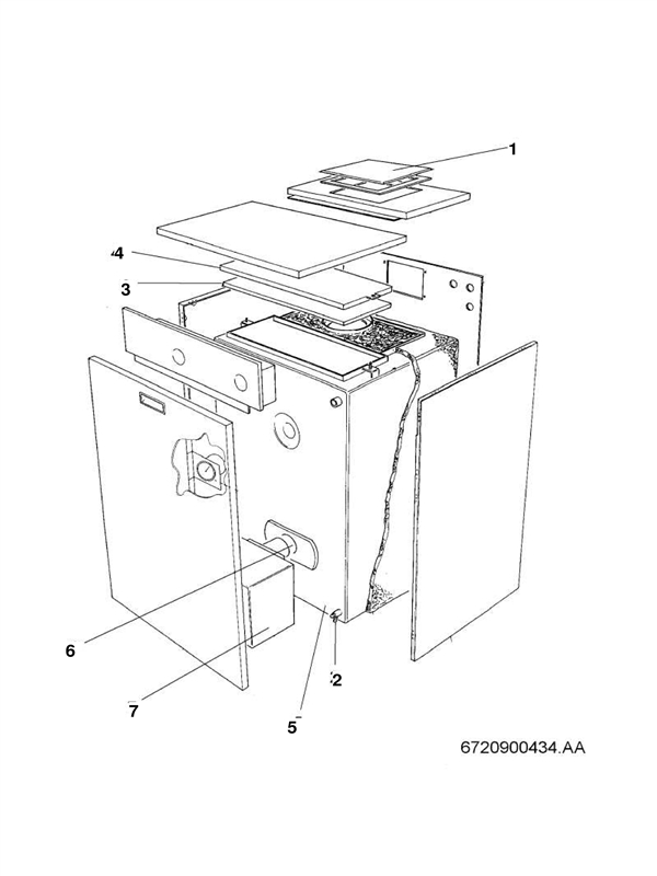 Exploded Diagram for HEAT EXCHANGER