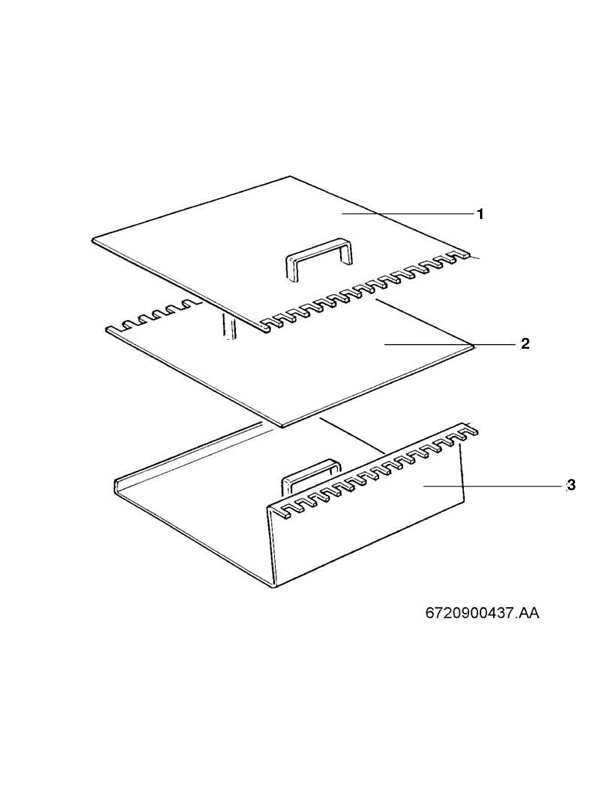 Exploded Diagram for BAFFLE ASSEMBLY