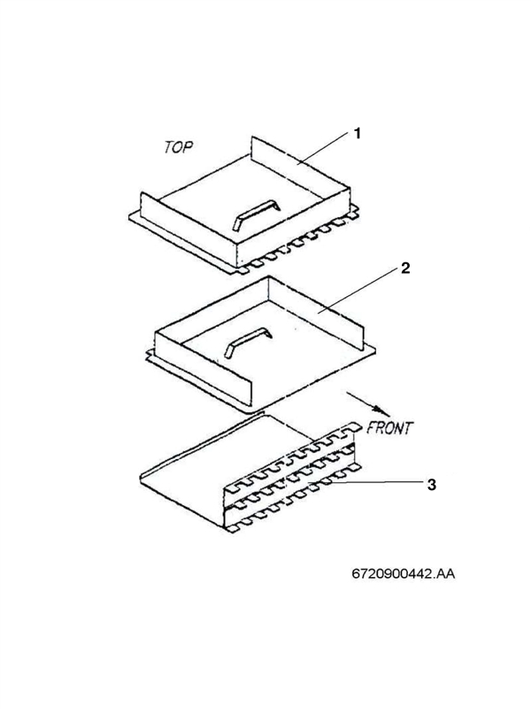 Exploded Diagram for BAFFLE ARRANGEMENT