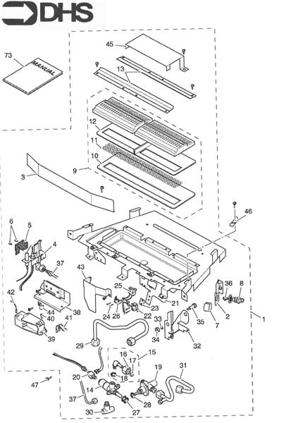 Exploded Diagram for BURNER
