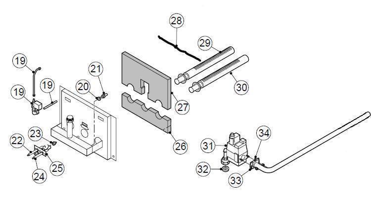 BURNER/GAS VALVE ASSEMBLY logo