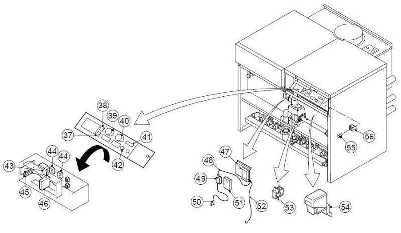 Exploded Diagram for CONTROL PANEL