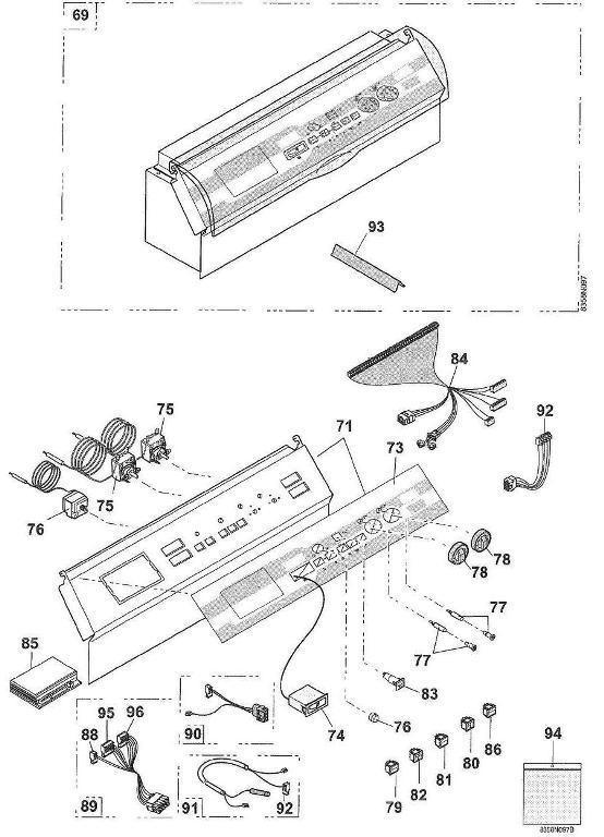 Exploded Diagram for CONTROL PANEL
