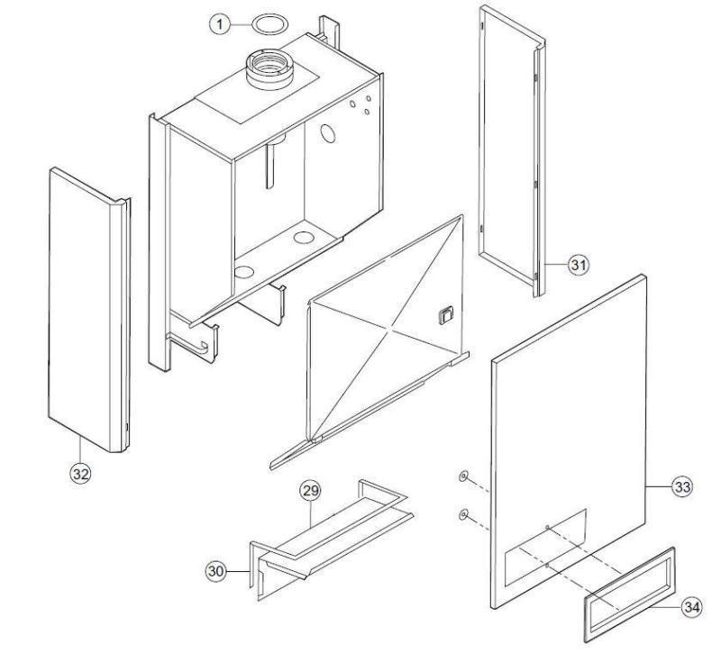 Exploded Diagram for CASE ASSEMBLY
