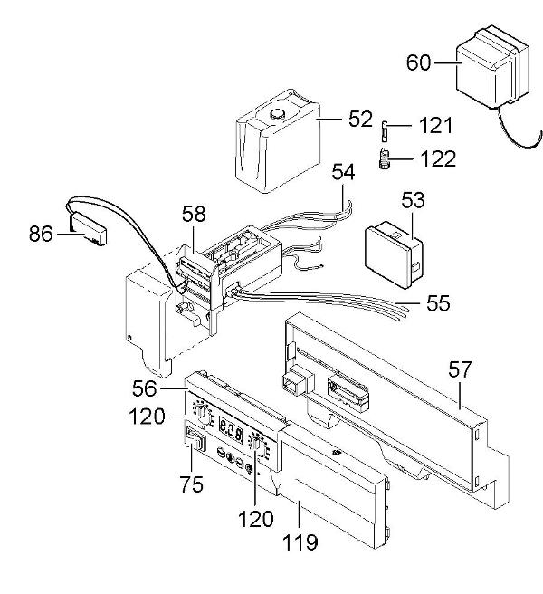 Exploded Diagram for CONTROL PANEL