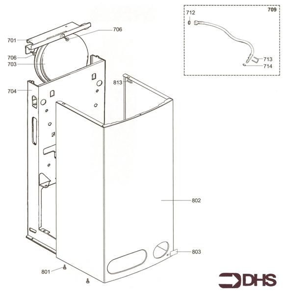 Exploded Diagram for CHASSIS - FRONT CASE