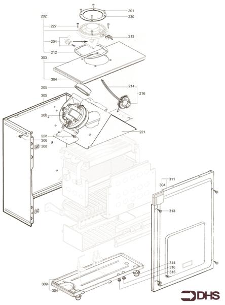 Exploded Diagram for EXPANSION VESSEL