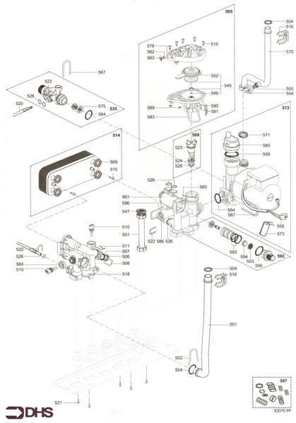 Exploded Diagram for CHASSIS/ SEALED CASE