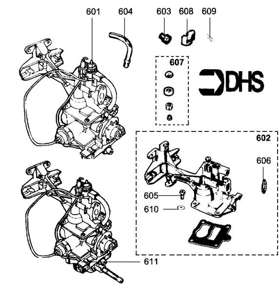 Exploded Diagram for GAS SECTION 1