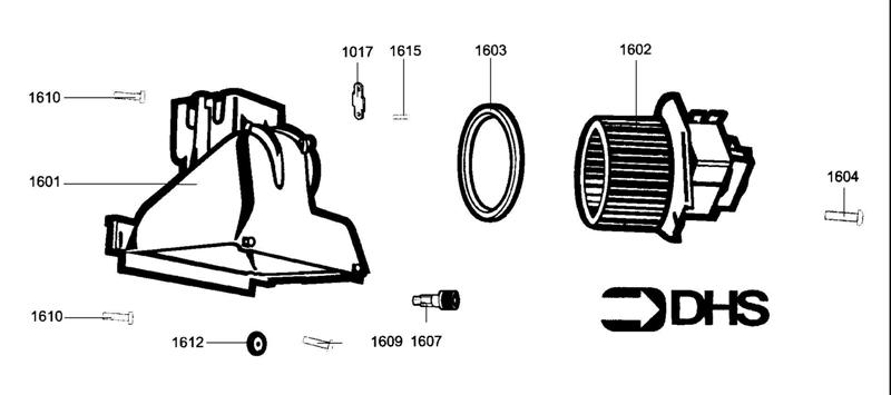 Exploded Diagram for FAN ASSY