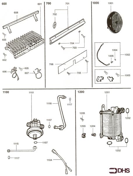 Exploded Diagram for BURNER HEAD-MANIFOLD-EXPAN VES