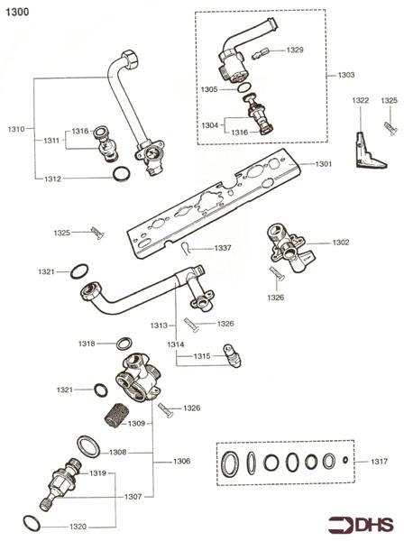Exploded Diagram for PIPE CONNECTIONS