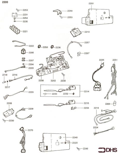 Exploded Diagram for ELECTRICAL BOX ASSY