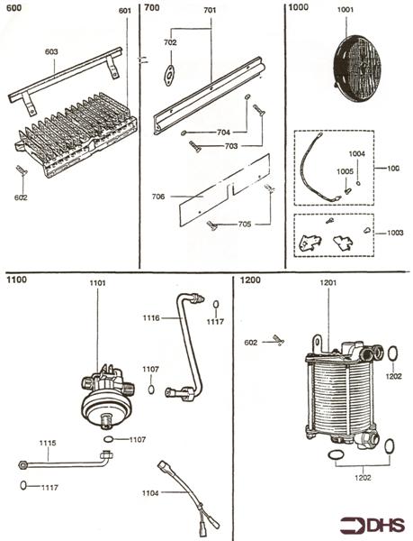 Exploded Diagram for BURNER HEAD ASSY-MANIFOLD-EXPA
