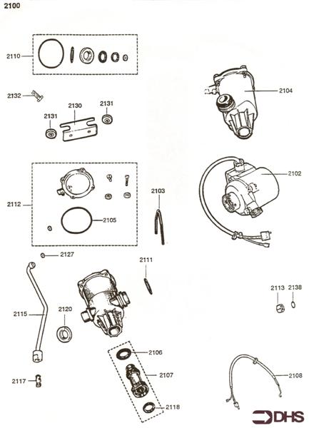 Exploded Diagram for PUMP & AIR SEPARATOR ASSY