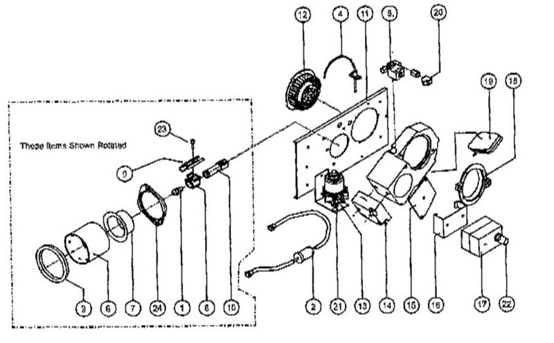 Exploded Diagram for BURNER