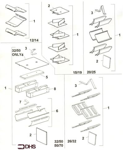 Exploded Diagram for BAFFLE