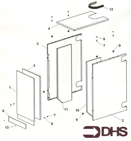 Exploded Diagram for CASING