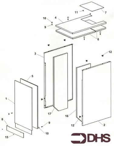 Exploded Diagram for CASING