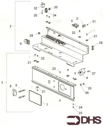 Exploded Diagram for ELECTRICAL BOX ASSEMBLY